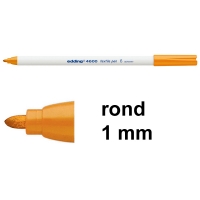 Edding 4600 textielmarker oranje (1 mm rond) 4-4600006 200760