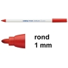 Edding 4600 textielmarker rood (1 mm rond)