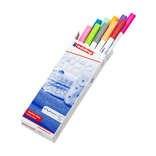 Edding 4600 textielmarkerset Fun 10 stuks (2 - 3 mm rond) 404854 - 1