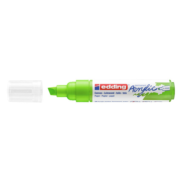 Edding 5000 acrylmarker geelgroen (5 - 10 mm schuin) 4-5000927 240153 - 1