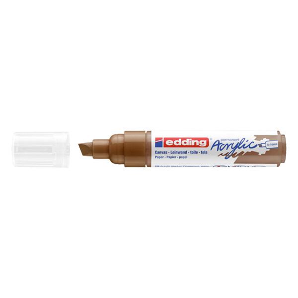 Edding 5000 acrylmarker hazelnoot (5 - 10 mm schuin) 4-5000919 240148 - 1