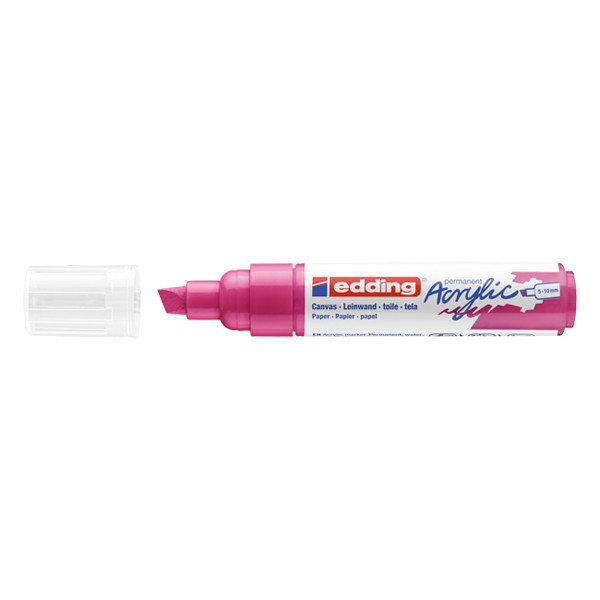 Edding 5000 acrylmarker telemagenta (5 - 10 mm schuin) 4-5000909 240143 - 1