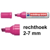 Edding 500 permanent marker roze (2 - 7 mm schuin)