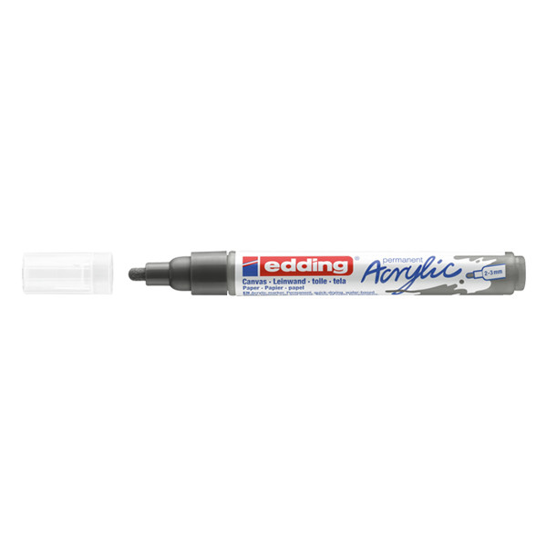 Edding 5100 acrylmarker antraciet (2 - 3 mm rond) 4-5100926 240178 - 1