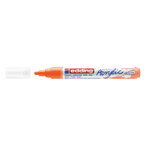 Edding 5100 acrylmarker fluo-oranje (2 - 3 mm rond) 4-5100066 240159 - 1
