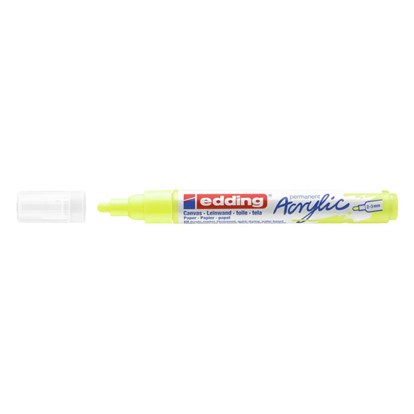 Edding 5100 acrylmarker neongeel (2 - 3 mm rond) 4-5100065 240158 - 1