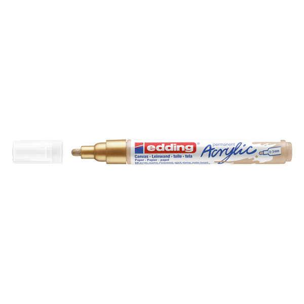 Edding 5100 acrylmarker rijkgoud (2 - 3 mm rond) 4-5100924 240177 - 1