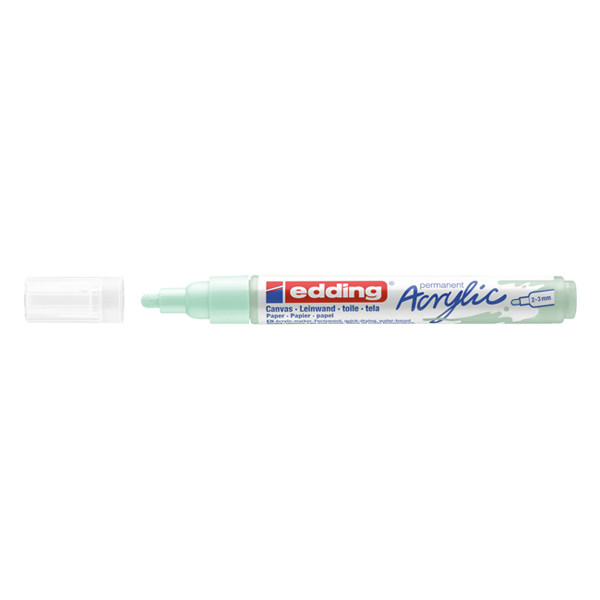 Edding 5100 acrylmarker zacht mint (2 - 3 mm rond) 4-5100928 240180 - 1