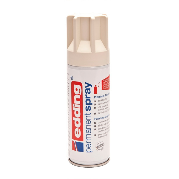 Edding 5200 permanente acrylverf spray mat crèmewit (200 ml) 4-5200921 239065 - 1