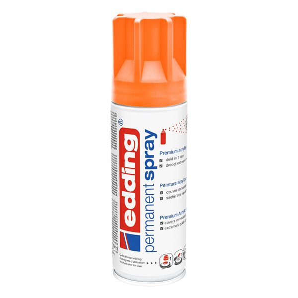 Edding 5200 permanente acrylverf spray mat fluo-oranje (200 ml) 4-NL5200966 240556 - 1