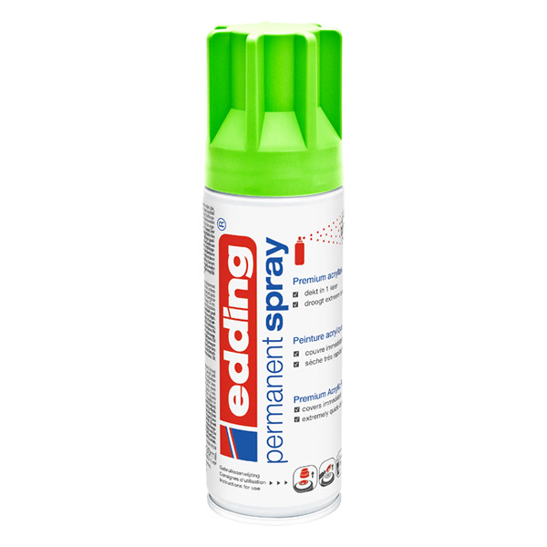 Edding 5200 permanente acrylverf spray mat fluogroen (200 ml) 4-NL5200964 240554 - 1
