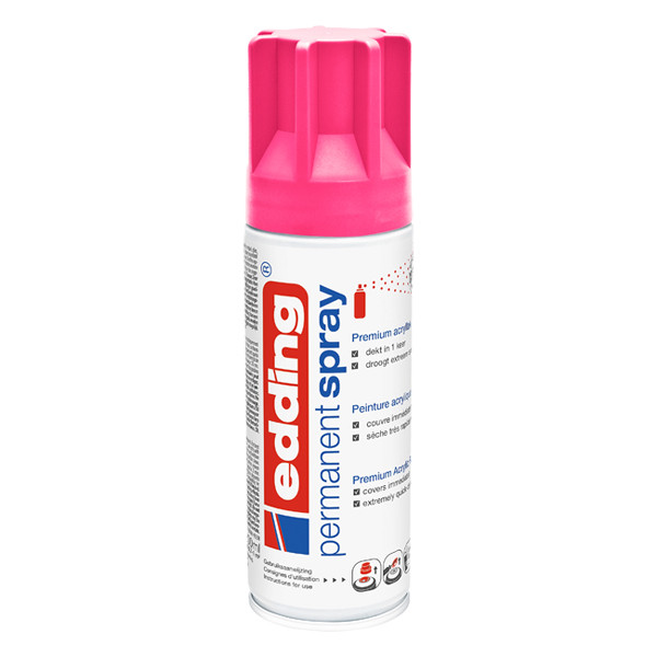 Edding 5200 permanente acrylverf spray mat fluoroze (200 ml) 4-NL5200969 240557 - 1