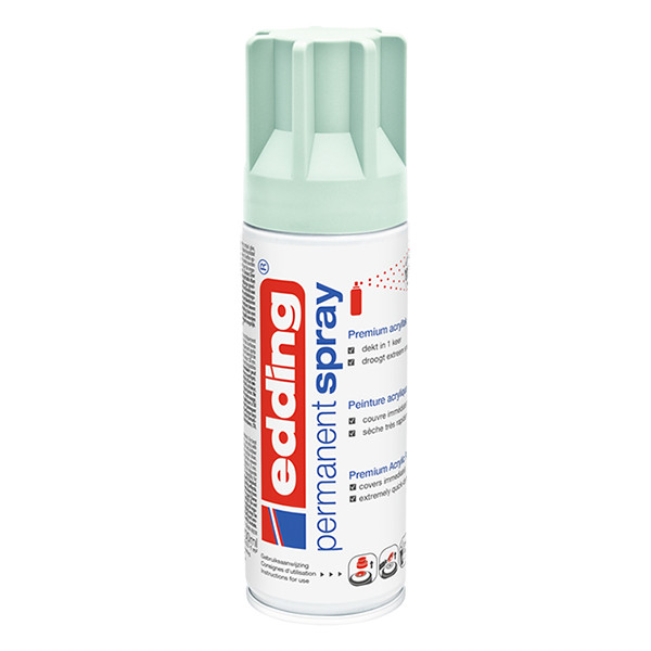 Edding 5200 permanente acrylverf spray mat soft mint (200 ml) 4-NL5200928 239097 - 1