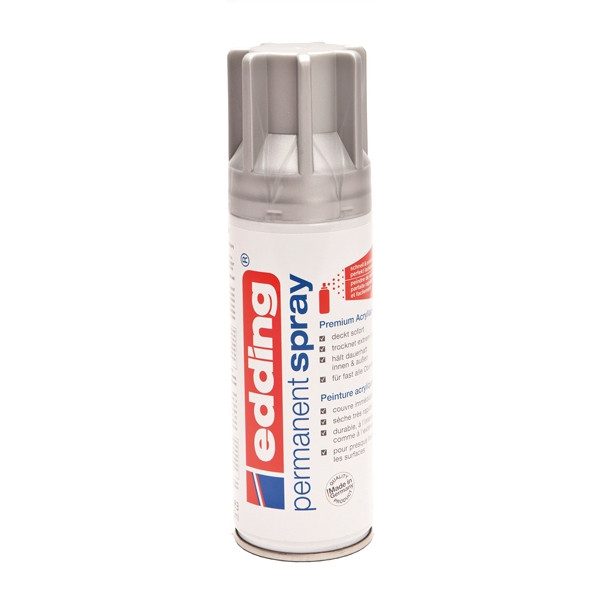 Edding 5200 permanente acrylverf spray mat zilver (200 ml) 4-5200923 239067 - 1