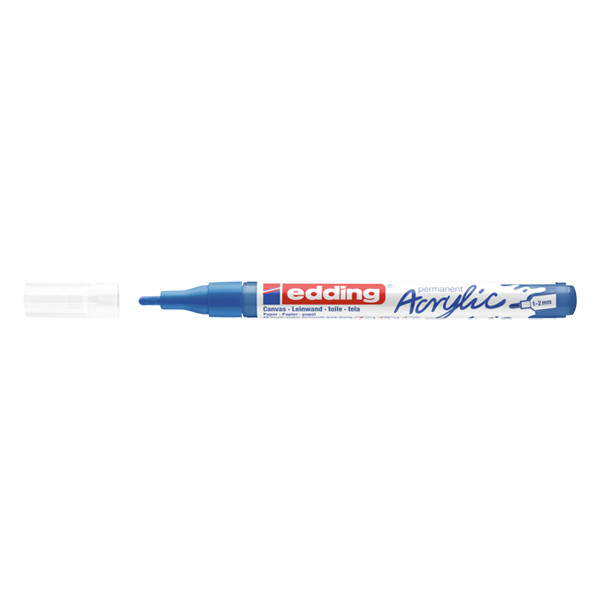 Edding 5300 acrylmarker gentiaanblauw (1 - 2 mm rond) 4-5300903 240190 - 1