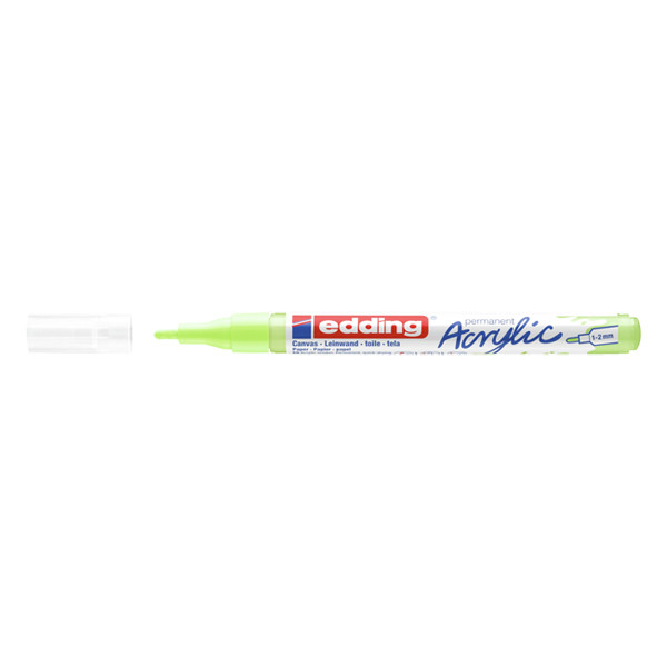 Edding 5300 acrylmarker pastelgroen (1 - 2 mm rond) 4-5300917 240195 - 1