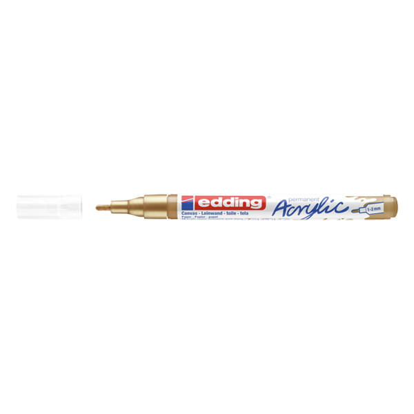 Edding 5300 acrylmarker rijkgoud (1 - 2 mm rond) 4-5300924 240199 - 1