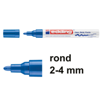 Edding 750 glanslakmarker blauw (2 - 4 mm rond) 4-750-9-003 240502