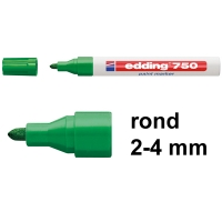 Edding 750 lakmarker groen (2 - 4 mm rond) 4-750004 200574