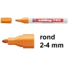 Edding 750 lakmarker oranje (2 - 4 mm rond)