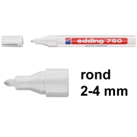 Edding 750 lakmarker wit (2 - 4 mm rond) 4-750049 200588