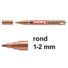 Edding 751 glanslakmarker koper (1 - 2 mm rond)