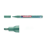 Edding 751 glanslakmarker metallic groen (1-2 mm rond) 239371