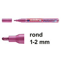 Edding 751 glanslakmarker metallic roze (1-2 mm rond) 4-751-9-079 239373