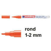 Edding 751 glanslakmarker oranje (1 - 2 mm rond) 4-751-9-006 200606