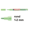 Edding 751 glanslakmarker pastelgroen (1-2 mm rond)