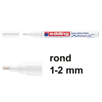 Edding 751 glanslakmarker wit (1 - 2 mm rond) 4-751-9-049 240514