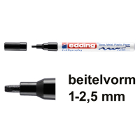 Edding 753 glanslakmarker kalligrafie zwart (1 - 2,5 mm) 4-753001 239382