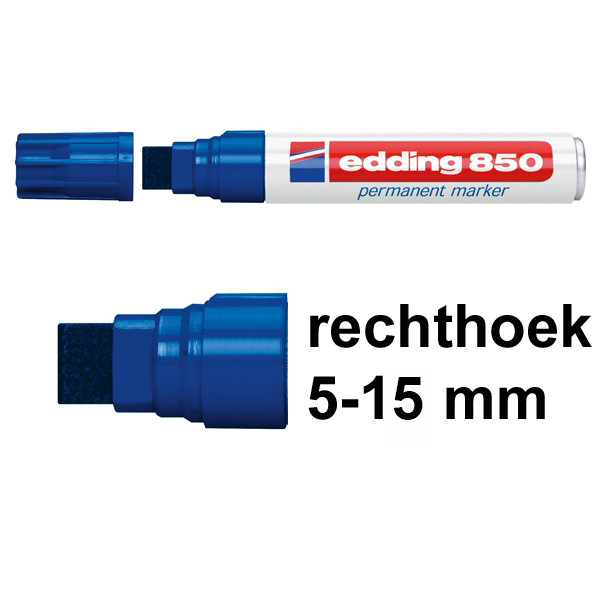 Edding 850 permanent marker blauw (5 - 15 mm schuin) 4-850003 200548 - 1