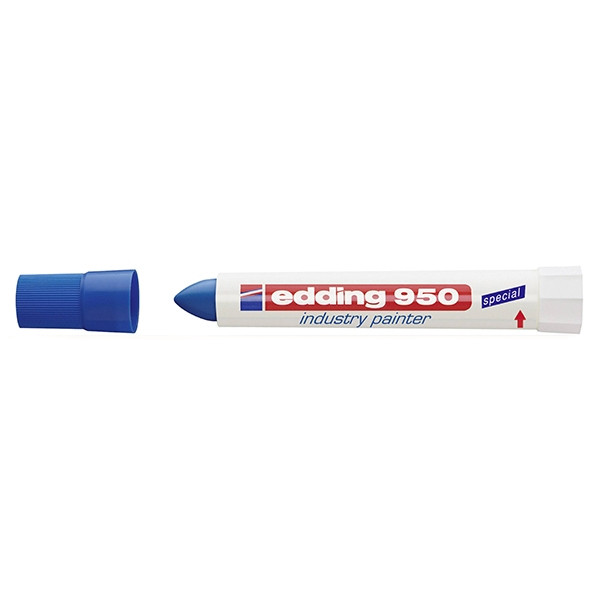 Edding 950 industriële paint marker blauw (10 mm rond) 4-950003 239305 - 1