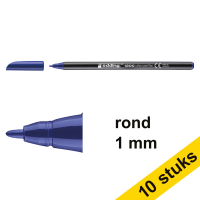 Aanbieding: 10x Edding 1200 viltstift blauw (1 mm rond)