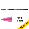 Aanbieding: 10x Edding 1200 viltstift fluoroze (1 mm rond) 239579 - 1