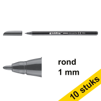 Aanbieding: 10x Edding 1200 viltstift grijs (1 mm rond)