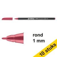 Aanbieding: 10x Edding 1200 viltstift karmijnrood (1 mm rond)