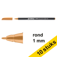 Aanbieding: 10x Edding 1200 viltstift lichtoranje (1 mm rond)