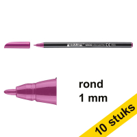 Aanbieding: 10x Edding 1200 viltstift magenta (1 mm rond)