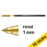 Aanbieding: 10x Edding 1200 viltstift metallic goud (1 mm rond)
