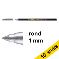 Aanbieding: 10x Edding 1200 viltstift metallic zilver (1 mm rond)