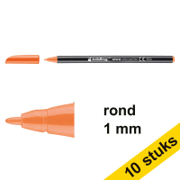 Aanbieding: 10x Edding 1200 viltstift oranje (1 mm rond)