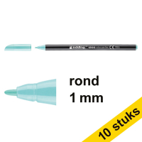 Aanbieding: 10x Edding 1200 viltstift pastelturquoise (1 mm rond)