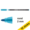 Aanbieding: 10x Edding 1300 viltstift mangaanblauw (2 mm rond) 239633 - 1