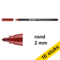 Aanbieding: 10x Edding 1300 viltstift rood-karmijn (2 mm rond)