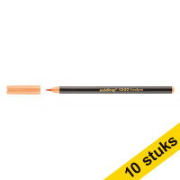 Aanbieding: 10x Edding 1340 brushpen lichtoranje 239656