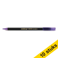 Aanbieding: 10x Edding 1340 brushpen violet 239664