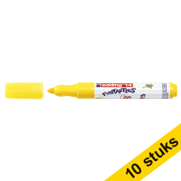 Aanbieding: 10x Edding 14 Funtastics viltstift geel (3 mm rond)
