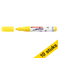 Aanbieding: 10x Edding 14 Funtastics viltstift geel (3 mm rond) 239670